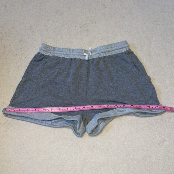 ModCloth Grey Speak French Terry to Me Drawstring Shorts with Pockets Size XS - Picture 3 of 5